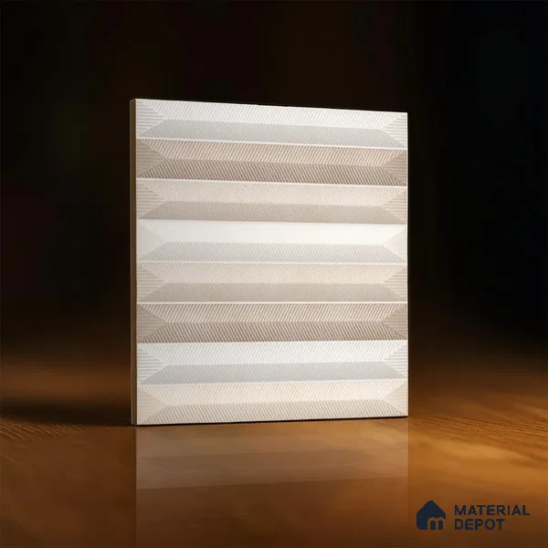 Faux Subway  Tile TL 07243 Crayon 5001 Luster 1 ft x 1 ft Ceramic Matte Finish - 9 mm |Random 4 | 2 mm Spacer is Mandatory | Please Expect a Slight Variation of Pattern (Sample)